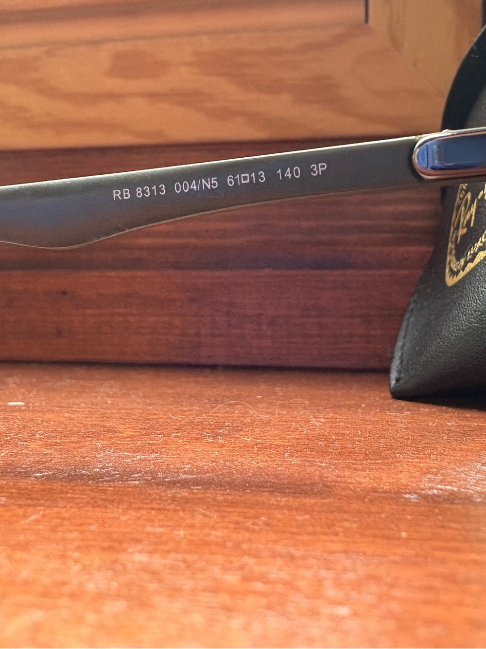Ray Ban RB8313 Carbon Fiber Polarized Aviator Sunglasses - Picture 9 of 12